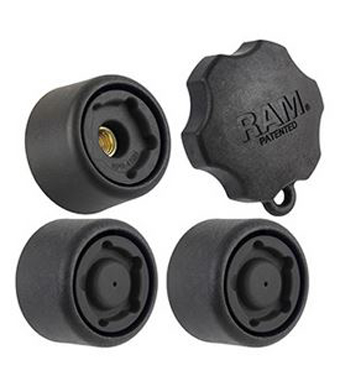 RAP-S-KNOB-316HD RAM MOUNT, RAM SECURITY KNOB KIT FOR RAM POD HD