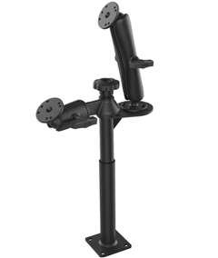 RAM-VP-SW2F-89 RAM, RAM 8" UPPER 9" LOWER TELE-POLE WITH FLANGE, SWING ARM AND RAM-101U-D MOUNT