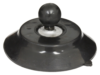 RAM-B-224U "RAM MOUNT, UNPKD RAM SUCTION CUP BASE W/ 1" BALL"