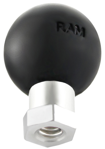 RAM-B-337U RAM BASE W/1/4--20 HOLE HEX & 1- BALL RAM MOUNT, RAM BASE W/1/4"-20 HOLE HEX & 1" BALL<br />RAM MOUNTS BALL ADAPTER WITH 1/4" - 20" FEMALE THREADED HOLE AND HEX POST RAM-B-337U WITH B SIZE 1" BALL<br />"RAM MOUNTS BALL ADAPTER WITH 1/4" - 20" FEMALE THREADED HOLE AND HEX POST RAM-B-337U WITH B SIZE 1" BALL"