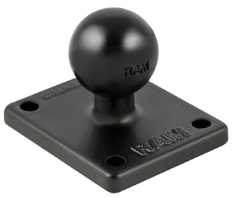 RAM-B-347U RAM 2- x 1.7- Base w/ 1- Ball, contains Universal -SEE NOTES- RAM MOUNT, ACCESSORY, UNPKD. RAM 2" X 1.7" BASE AMPS HOLE PAT RAM MOUNT, UNPKD. RAM 2" X 1.7" BASE AMPS HOLE PAT<br />RAM URBAN RIDER MOUNTS BALL ADAPTER WITH AMPS PLATE RAM-B-347U WITH B SIZE 1" BALL<br />"RAM URBAN RIDER MOUNTS BALL ADAPTER WITH AMPS PLATE RAM-B-347U WITH B SIZE 1" BALL"