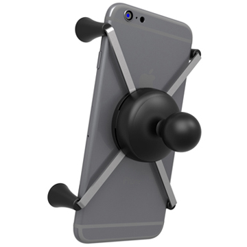 RAM-HOL-UN10BU X-GRIP UNIVERSAL 5- PHABLETS W 1- BALL RAM MOUNT, ACCESSORY, RAM UNIVERSAL X-GRIP IV LARGE PHONE/PHABLET HOLDER WITH 1" BALL, WIDTH: 1.75" MIN, 4.5" MAX, COMPATIBLE WITH HTC DROID, LG INTUITION, NOKIA LUMIA 920, GALAXY NOTE II AND MORE<br />RAM MOUNTS RAM-HOL-UN10BU X-GRIP LARGE PHONE HOLDER WITH BALL WITH B SIZE 1" BALL