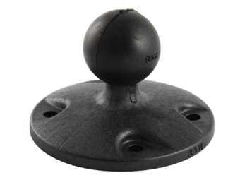 RAP-B-202U RAM 2.5- Composite Round Base w/ AMPs Hole Pattern & 1- Ball RAM MOUNT, UNPKD RAM 2.5" DIA.BASE WITH 1" BALL RAM MOUNT, UNPKD. RAM 2.5" DIA.BASE WITH 1" BALL<br />RAM MOUNTS COMPOSITE ROUND PLATE WITH BALL RAP-B-202U WITH B SIZE 1" BALL<br />"RAM MOUNTS COMPOSITE ROUND PLATE WITH BALL RAP-B-202U WITH B SIZE 1" BALL"