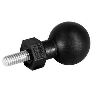 RAP-B-379U-252025 RAM 1- Tough-Ball with 1/4--20 X .25- Male Threaded Post RAM MOUNT, UNPD RAM TOUGH BALL 1/4"-20 X .25" LONG<br />RAM MOUNTS TOUGH-BALL WITH 1/4"-20 X .25" THREADED STUD RAP-B-379U-252025 WITH B SIZE 1" BALL<br />"RAM MOUNTS TOUGH-BALL WITH 1/4"-20 X .25" THREADED STUD RAP-B-379U-252025 WITH B SIZE 1" BALL"