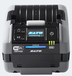 WWPW24122 "SATO, PW2NX 2" MOBILE PRINTER, BATTERY, USB, BLUETOOTH, WLAN (802.11 A/B/G/N), DISPENSER WITH LINERLESS OPTION"<br />SATO PW2NX 2" Mobile Printer w/ WLAN