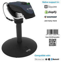 CX3547-2149 SOCKET MOBILE, DURASCAN D760, ULTIMATE BARCODE, DOTCODE & TRAVEL ID READER, GRAY & CHARGING STAND<br />DURASCAN D760 UNIVERSAL BARCODE SCANNER & TRAVELID READER GRAY<br />DuraScan D760, Gray & Charging Stand