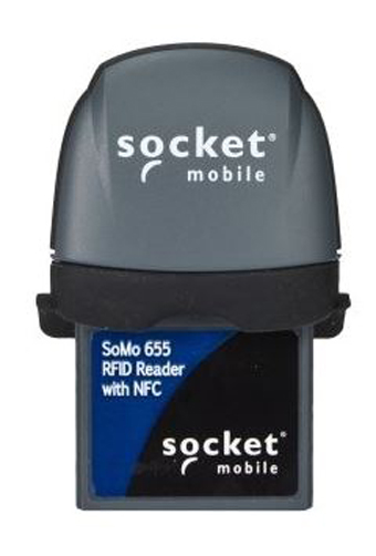 RF5407-1548 SOCKET MOBILE, SOMO 655 RFID READER WITH NFC PLUG-IN, 6E2, BLACK, 13.56 MHZ SOMO 655 RFID READER W/NFC PLUG-IN 6E2 BLACK 13.56 MHZ