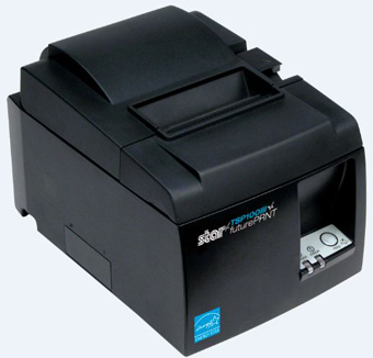 37966370 STAR MICRONICS, CUSTOM FOR UBER, RESTRICTED TO CDW, THERMAL PRINTER,  TSP 143BTI, GRY UBR