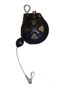 JH-OP03010 TAYLOR MADE CASES, HEAVY DUTY INDUSTRIAL OVERHEAD PULLEY FOR WEIGHTS 1.5 TO 3 LBS, RETRACTS TO 10 FT