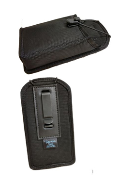 TM-HUN730-BE TAYLOR MADE CASES, UNITECH 730 SLIP IN POUCH WITH J HOOK FRONT BUNGEE, BACK SLIDE CLIP FOR BELK