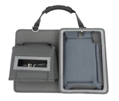 TM-CIP10-ZQ520-HB TAYLOR MADE CASES, INTEGRATED CARRYING SIDE BY SIDE BOARD FOR IPAD 10.2 WITH RUGGED CASE (NOT INCLUDED) & ZEBRA ZQ520 PRINTER & INCLUDES TM-SS02MC SHOULDER STRAP.