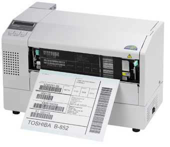 B-852-TS22-QQ-R-OPEN-BOX OPEN BOX, SOLD AS IS, TOSHIBA, THERMAL BARCODE PRINTER, B-852, 8IN WIDE, 300 DPI, 4IPS, CENTRO, USB, LAN