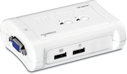 TK-207K TRENDNET - KVM SWITCH - 2-PORT USB KIT (INCLUDE 2 X KVM CABLES)