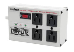 ISOBAR4ULTRA TRIPP-LITE ISOBAR ULTRA SURGE 4 OUTLETS TRIPP-LITE,  ISOBAR ULTRA SURGE PROTECTOR/SUPPRESSOR WITH MODEM/FAX 4 OUTLETS 6FT. CORD LED"S 2200 JOULES TRIPP-LITE, ISOBAR ULTRA SURGE PROTECTOR/SUPPRESSOR WITH MODEM/FAX 4 OUTLETS 6FT. CORD LED"S 2200 JOULES