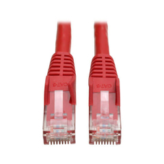 N201-014-RD CAT6 GIGABIT RED SNAGLESS PATCH CABLE RJ45M/M, 14FEET