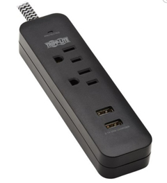 TLP206USB SURGE PROTECTOR 2-OUTLET 2 USB