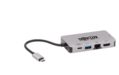 U442-DOCK6-GY USB-C Dual Display Dock, 4K HD