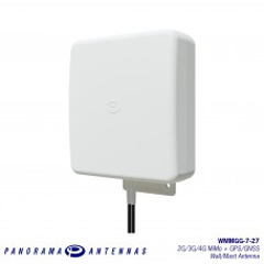 WMMGG-7-27-5SP PANORAMA ANTENNA, MIMO, OMNI-DIRECTIONAL WALL/POST ANTENNA, 698 - 2700MHZ, WITH GPS, 5M / 16", SMA (M)