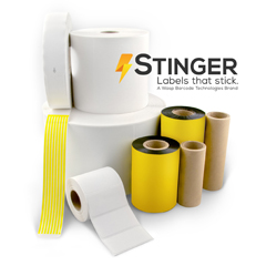 ST3-5-1412 WASP, STINGER, 3 IN X 5 IN, THERMAL TRANSFER, WHITE PAPER LABEL, TOPCOATED WITH PERMANENT ADHESIVE, 1 IN CORE, 4 IN OD, 300 PER ROLL, 12 ROLLS PER CASE, SOLD IN CASE ONLY