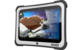 05131 RangerX Rugged Industrial Tablet, 10.1" Screen, !P65, Android 4.0.4 OS, WiFi 802 XPLORE TECH, RANGERX RUGGED TABLET, TI4470 CHIP, 1G LPDDR, 32G EMMC FLASH, TI BT/WLAN, INTERNAL SD SLOT (EMPTY), STANDARD I/O ANDROID ICE CREAM SAND., WITH COMMON ACCESS CARD READER XPLORE, RANGERX RUGGED TABLET, TI4470 CHIP, 1G LPDDR, 32G EMMC FLASH, TI BT/WLAN, INTERNAL SD SLOT (EMPTY), STANDARD I/O ANDROID ICE CREAM SAND., WITH COMMON ACCESS CARD READER