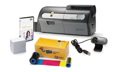 Z72-0M0CF000US00 ZEBRACARD, PRINTER, ZXP SERIES 7; DUAL SIDED, US CORD, USB, 10/100 ETHERNET, ISO HICO/LOCO MAG S/W SELECTABLE, BUNDLE,CARD STUDIO ENTERPRISE,CAMERA, 1 YMCKOK RIBBON (250 IMAGES), AND 200 PVC CARDS WIT