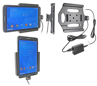513637 PROCLIP USA, CHARGING HOLDER WITH TILT SWIVEL FOR HARD WIRED INSTALLATION SAMSUNG GALAXY TAB 4 8.0