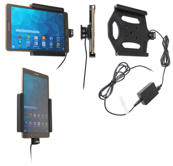 513652 PROCLIP USA, NCNR, CHARGING HOLDER WITH TILT SWIVEL FOR HARD WIRED INSTALLATION SAMSUNG GALAXY TAB S 8.4