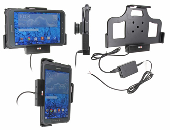 513697 PROCLIP USA, NCNR, CHARGING HOLDER WITH TILT SWIVEL FOR HARD WIRED INSTALLATION SAMSUNG GALAXY TAB ACTIVE