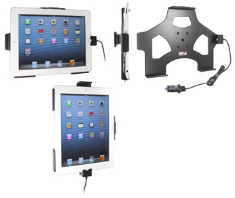 521520 PROCLIP USA, NCNR, CHARGING HOLDER WITH TILT SWIVEL AND USB CIGARETTE LIGHTER PLUGAPPLE IPAD 4