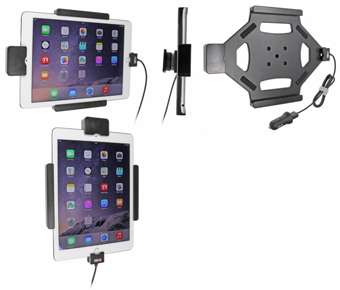 546684 PROCLIP USA, NCNR, APPLE IPAD AIR 2 CHARGING CRADLE WITH SPRING LOCK, TILT SWIVEL AND USB CIGARETTE LIGHTER PLUG