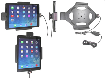 547577 PROCLIP USA, NCNR, CHARGING HOLDER WITH SPRING LOCK, TILT SWIVEL HARD WIRED INSTALLATIONIPAD AIR