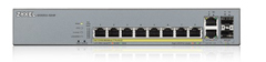 GS1350-12HP ZYXEL NETWORKS, GS1350-12HP - 8-PORT GIGABIT POE PLUS L2 WEB MANAGED SWITCH (130W) W/2 SFP PLUS 2 GBE UPLINK W/1Y NEBULA INCLUDED