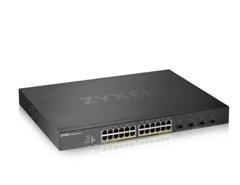 XGS1930-28HP ZYXEL NETWORKS, XGS1930-28HP - HYBRID NEBULAFLEX 24 PORT GBE L2 WEB MANAGED 802.3AT POE+ SWITCH + 4 SFP+ 10G FIBER PORTS (28 TOTAL PORTS) 375W POWER BUDGET