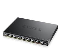 XGS2220-54FP ZYXEL NETWORKS, XGS2220-54FP - 48-PORT GIGABIT POE 960W L2 MANAGED + 4 SFP+ 10G + 2 RJ45 10G (54 TOTAL PORTS) + 1Y NEBULA PRO