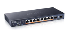 XMG1915-10EP ZYXEL NETWORKS, XMG1915-10EP - 8-PORT 2.5 GBE POE++ (130W) + 2 SFP+ L2 SMART MANAGED SWITCH W/NEBULA CLOUD OPTION