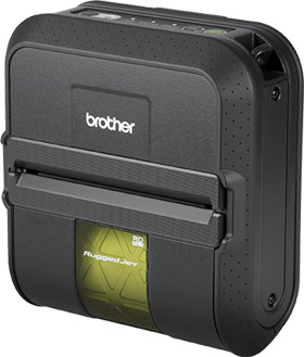 RJ4250WB "BROTHER MOBILE, RUGGEDJET RJ4250WB, MOBILE 4" DT PRINTER W/USB, WI-FI, BLUETOOTH/MFI, NFC PAIRING, SOTI CONNECT CERTIFIED, INCLUDES 2 YEAR PREMIER WARRANTY, BELT CLIP & ZPL/CPCL (NO BATTERY)"