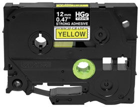HGES6315PK HGES6315PK BLACK ON YELLOW - 5 PACK 5PK BLACK ON YELLOW 0.47IN EXTRA 26.2FT BROTHER MOBILE,  HG EXTRA STRENGTH ADHESIVE TAPES, (5 PACK) - 0.47 IN X 26.2 FT (12MM X 8M) BLACK ON YELLOW BROTHER MOBILE, HG EXTRA STRENGTH ADHESIVE TAPES, HGES6315PK BLK ON YEL - 5P<br />BROTHER MOBILE, HG EXTRA STRENGTH ADHESIVE TAPES, (5 PACK) - 0.47 IN X 26.2 FT (12MM X 8M) BLACK ON YELLOW<br />BROTHER HGES6315PK BLK ON YEL - 5P<br />5PK BLACK ON YELLOW 0.47IN MULTI 5 EXTRA 26.2FT<br />5PK BLACK ON YELLOW 0.47IN EXTRA 26.2FT MULTI 5