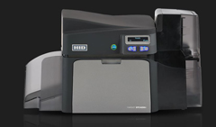 055441 HID FARGO, DTC4500E, DUAL SIDED PRINTER AND SINGLE SIDED LAMINATION, USB, ETHERNET, ICLASS, MIFARE/DESFIRE, CONTACTLESS AND CONTACT OMNIKEY 5122 ENCODER
