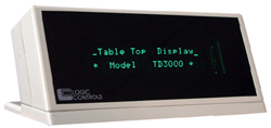 TD3200B LOGIC CONTROLS, TABLE TOP DISPLAY, BLACK, 5MM 2X20