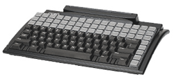 90320-225-0000 PREHKEYTEC, MC128 PROGRAMMABLE KEYBOARD (COMPACT, 128-KEY, ALPHA, AND PS/2 CABLE) - COLOR: BLACK
