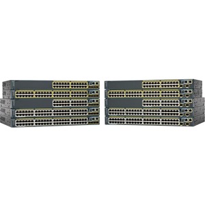 WS-C2960S-48LPS-L Catalyst 2960 Switch (48 GigE PoE 370 4 x SFP LAN Base) UPLINKS OPT FLEXSTACK 48PORT 10/100/1000 4PORT POE+ ENET 1G