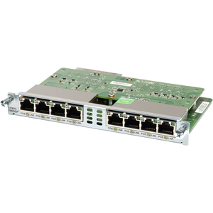 EHWIC-D-8ESG-P- Eight Port 10/100/1000 Ethernet Switch Interface Card (with PoE) 8PORT 10/100/1000 ETHERNET SWITCH INTERFACE CARD W/ POE