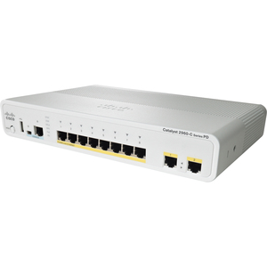 WS-C2960CPD-8PT-L Catalyst 2960C PD PSE Switch 8 8 FE PoE, 2 x 1G, LAN Base Catalyst 2960C PD PSE Switch (8 8 FE PoE, 2 x 1G, LAN Base) CATALYST 2960C PD PSE SWITCH 8FE POE 2X1G LAN BASE