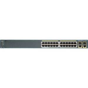 WS-C2960-24PC-L Catalyst 2960 24 10/100 PoE+ 2 T/SFP LAN Base Image CATALYST 2960 24PORT 10/100 POE 2PORT T/SFP LAN BASE IMAGE CATALYST 2960 PLUS 24PORT 10/100 POE+2XT/SFP LAN BASE