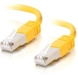 27263 14FT CAT5E MOLDED STP CABLE-YLW<br />14FT CAT5E YELLOW MOLDED STP CBL
