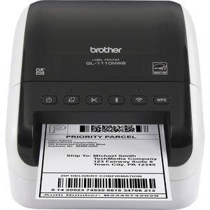 QL1110NWB BROTHER MOBILE, RESTRICTED TO SHOPIFY ONLY, WIDE F QL-1110NWB DT 300DPI USB/ENET/ BT/WL 69LPM 4.09IN WITH AUTO CROP