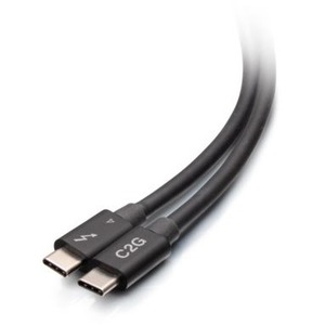 C2G28886 2.5FT 0.8M THUNDERBOLT4 USBC-C (40GBPS)<br />2.5FT THUNDERBOLT 4 USB-C CABLE 2.5FT THUNDERBOLT 4 USB-C CABLE