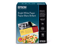 S041586 PAP-PREM BRIGHT WHITE 8.5X11 500SH(MP1) Epson Plain paper - Letter A Size (8.5 in x 11 in) BRIGHT WHITE PAPER LETTER 500 SHEETS STAPLES ONLY BRIGHT WHITE PAPER LETTER 500 SHEETS EPSON BRIGHT WHITE PAPER LETTER 500 SHEETS