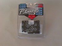 TZ231 3PK BLK ON WHT P-TOUCH CART(12MM) BLACK/WHITE 12MM TAPE