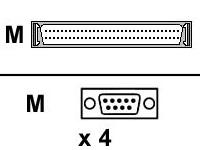 76000004 XE, XR, &CLSBRD 4 PRT RS 422 DB 9M  CB